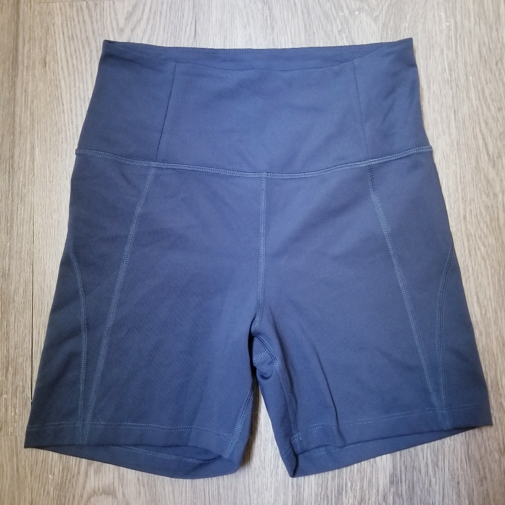 Girlfriend Collective midnight high-rise run short
